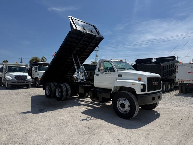 1998 GMC C8500 Tandem Axle Flatbed Dump Truck  - 23071334 - 4