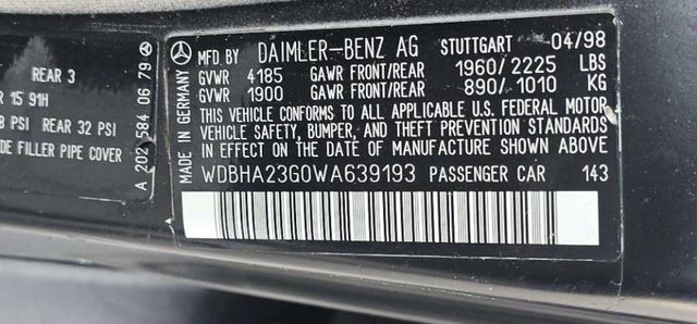 1998 Mercedes-Benz C-Class C230 4dr Sedan 2.3L - 23018690 - 11