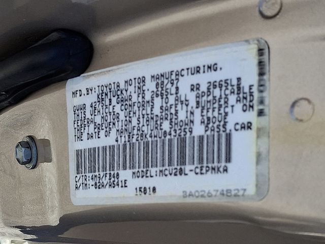 1998 Toyota Camry 4dr Sedan LE V6 Automatic - 22971802 - 23