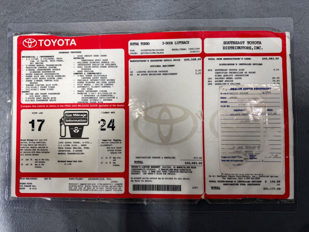 1998 Toyota Supra *Turbo* *6-Speed Manual* *Quicksilver FX* *Only 1 of 24 Built* - 23093881 - 89