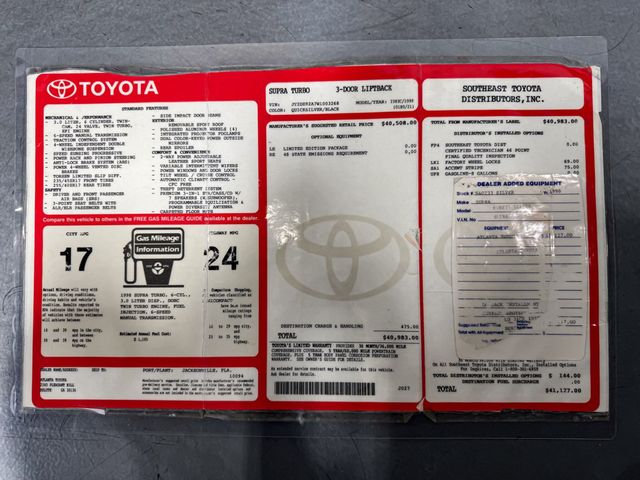 1998 Toyota Supra *Turbo* *6-Speed Manual* *Quicksilver FX* *Only 1 of 24 Built* - 23093881 - 89