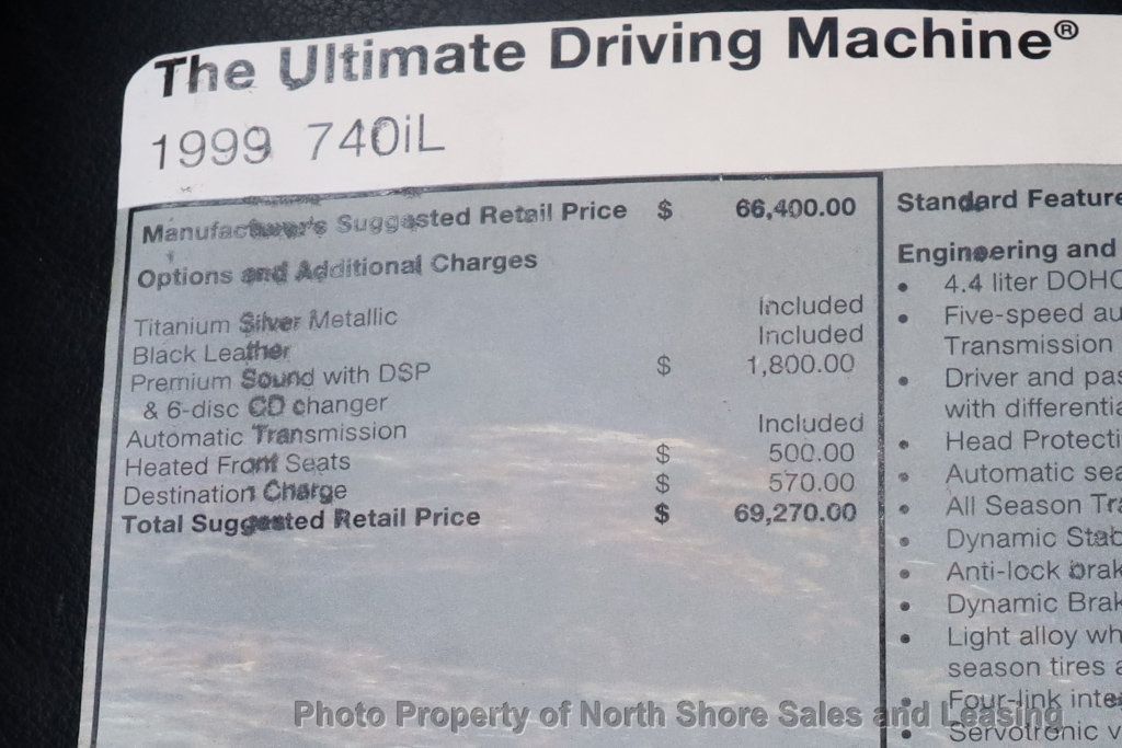 1999 BMW 7 Series 740IL - 23027748 - 65