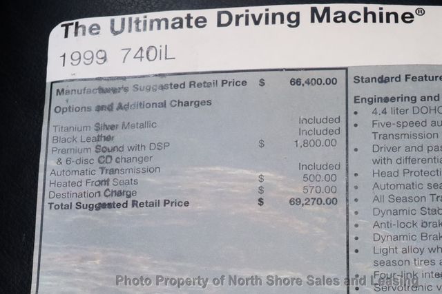 1999 BMW 7 Series 740IL - 23027748 - 65