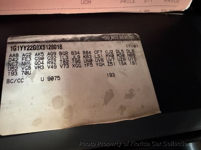 1999 Chevrolet Corvette Coupe Targa Roof - 22995753 - 43