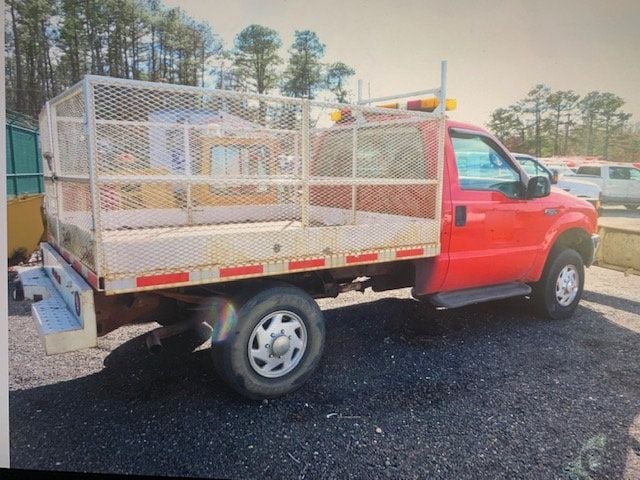 1999 Ford F250 SD 4X4 RACK BODY WITH PLOW LOW MILES READY FOR WORK - 21860032 - 2