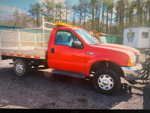 1999 Ford F250 SD 4X4 RACK BODY WITH PLOW LOW MILES READY FOR WORK - 21860032 - 3
