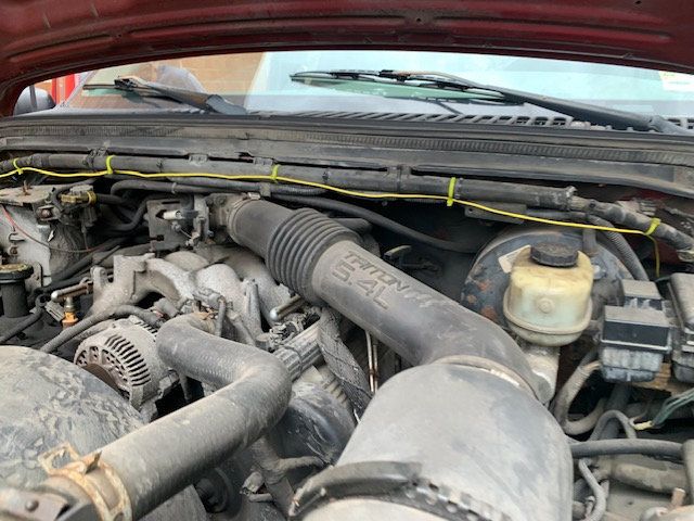 1999 Ford F250 SD 4X4 RACK BODY WITH PLOW LOW MILES READY FOR WORK - 21860032 - 63