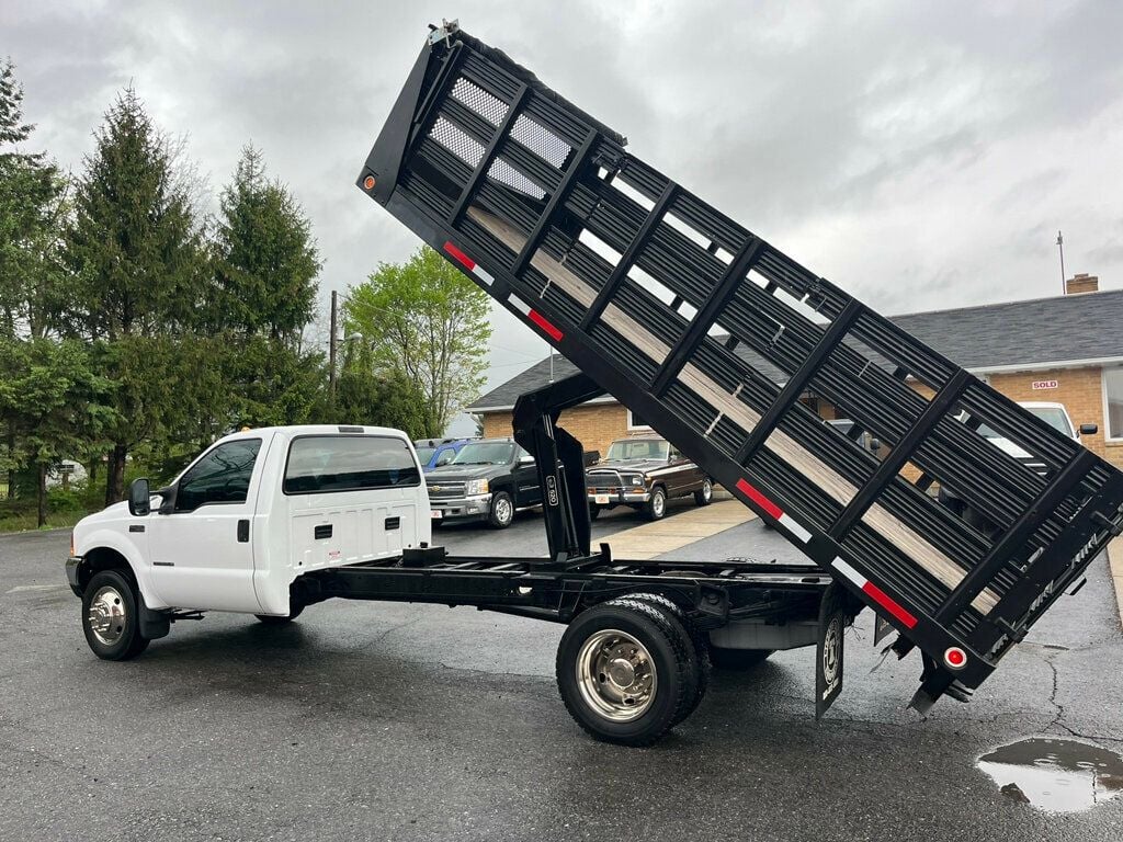 1999 Ford Super Duty F-450 Regular Cab Stake Bed Dump Truck 7.3L Powerstroke Diesel 6-Speed - 23020878 - 9