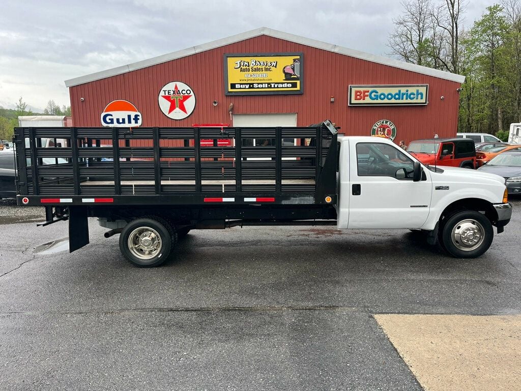 1999 Ford Super Duty F-450 Regular Cab Stake Bed Dump Truck 7.3L Powerstroke Diesel 6-Speed - 23020878 - 2