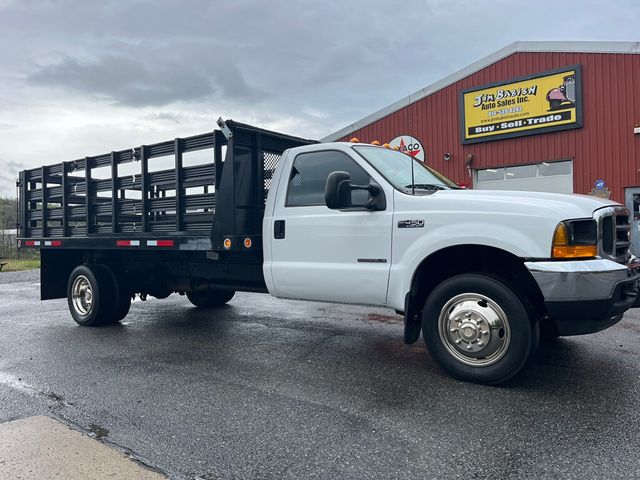 1999 Ford Super Duty F-450 Stake Bed Dump Truck 7.3L Powerstroke Diesel 6-Speed - 23020878 - 0