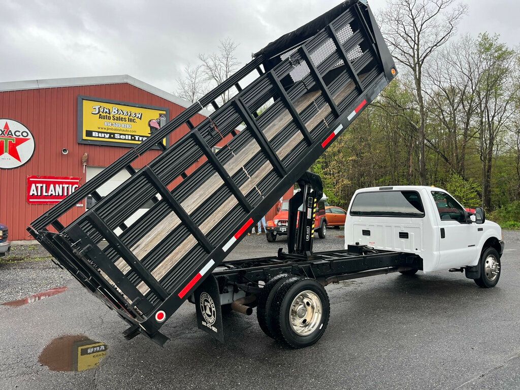1999 Ford Super Duty F-450 Stake Bed Dump Truck 7.3L Powerstroke Diesel 6-Speed - 23020878 - 8