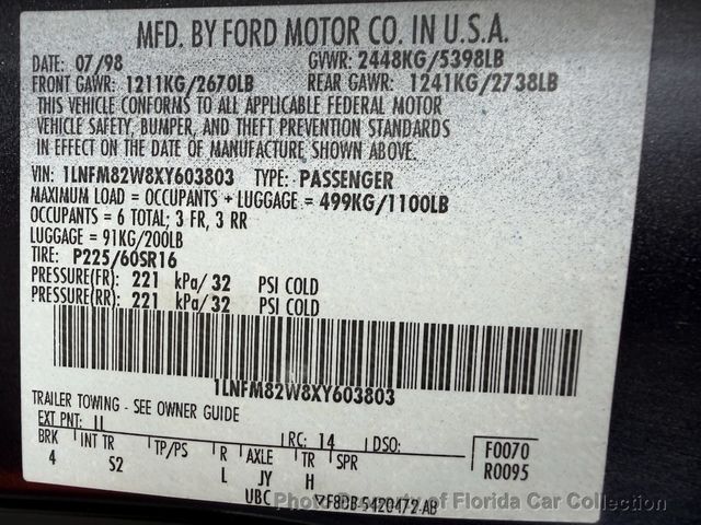 1999 Lincoln Town Car Signature Premium Sedan - 23085990 - 69