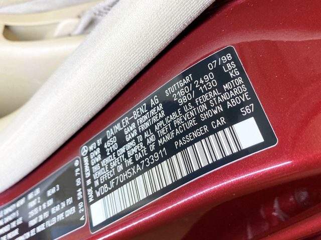 1999 Mercedes-Benz E-Class *** 1 Owner California Car !! RUST FREE *** - 22884937 - 60