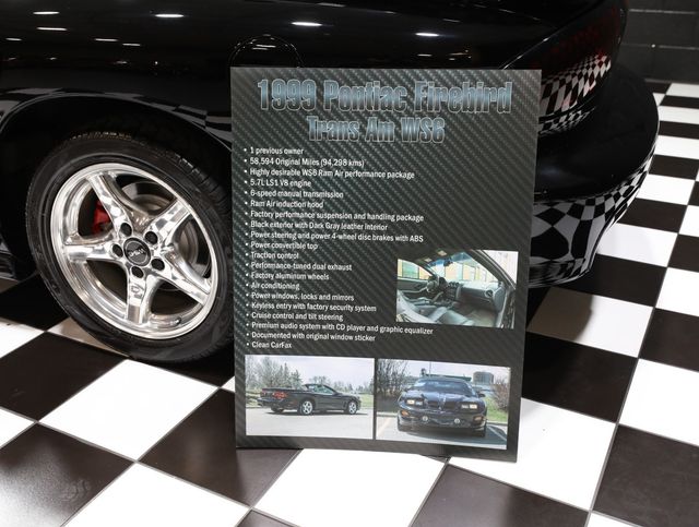 1999 Pontiac Firebird 2dr Convertible Trans Am - 23028777 - 83