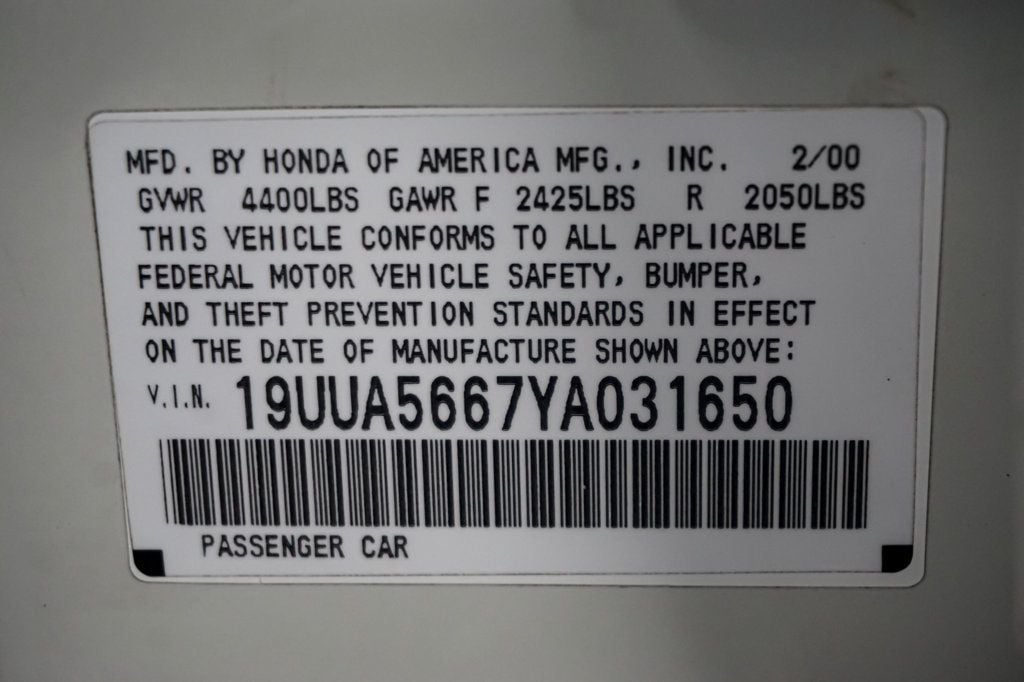 2000 Acura TL *3.2TL Sedan* *Only 44k Miles* *White Diamond Pearl*  - 23013219 - 17
