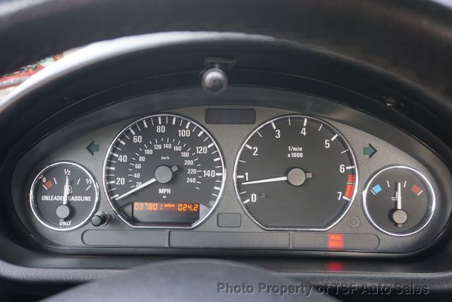 2000 BMW Z3 Roadster 5 SPEED MANUAL EXTEMELY LOW MILES CLEAN CARFAX  - 23001285 - 49