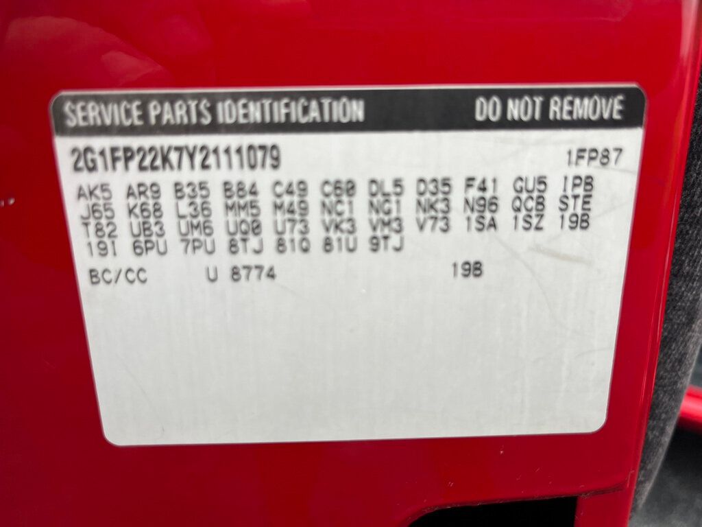 2000 Chevrolet Camaro 2dr Coupe - 23047933 - 15