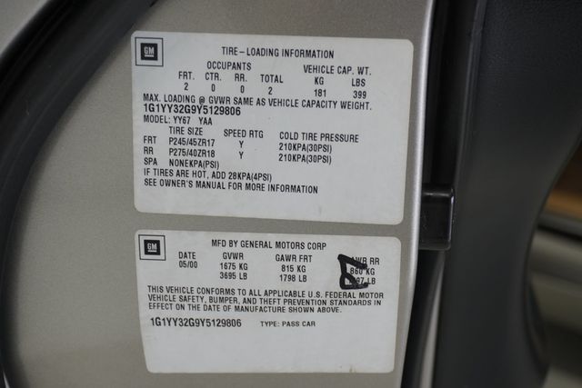 2000 Chevrolet Corvette 2dr Convertible - 22984866 - 25