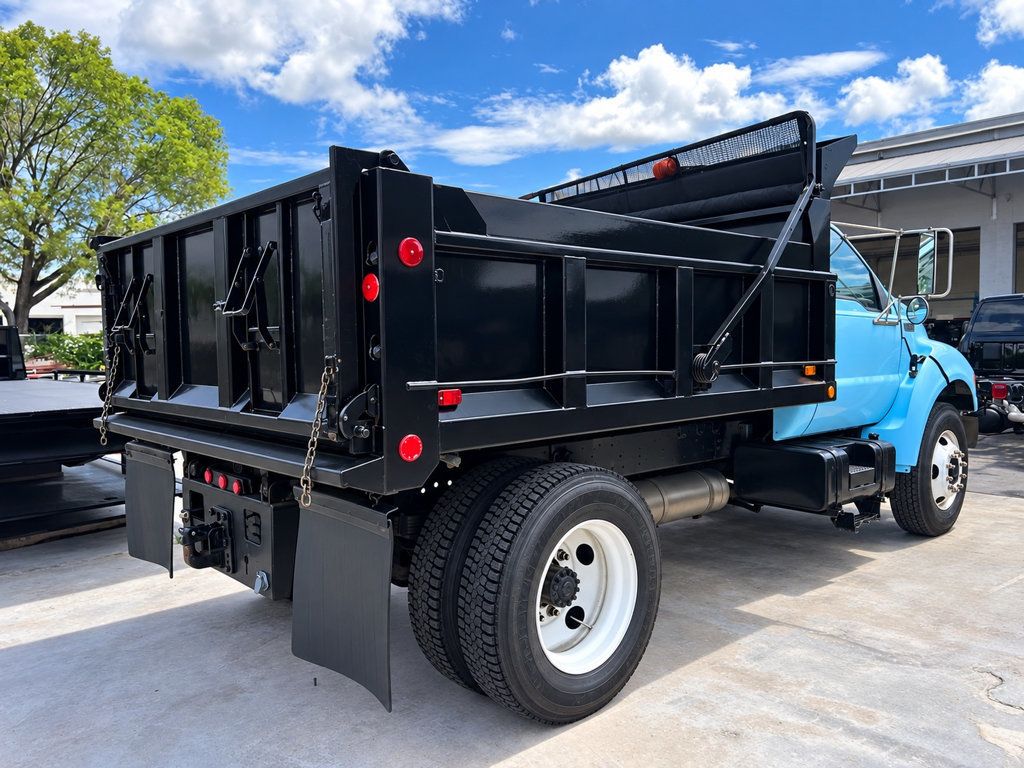 2000 Ford F650 w/ 10ft Dump Truck Non CDL Steel Mason Dump Body - 23079262 - 2