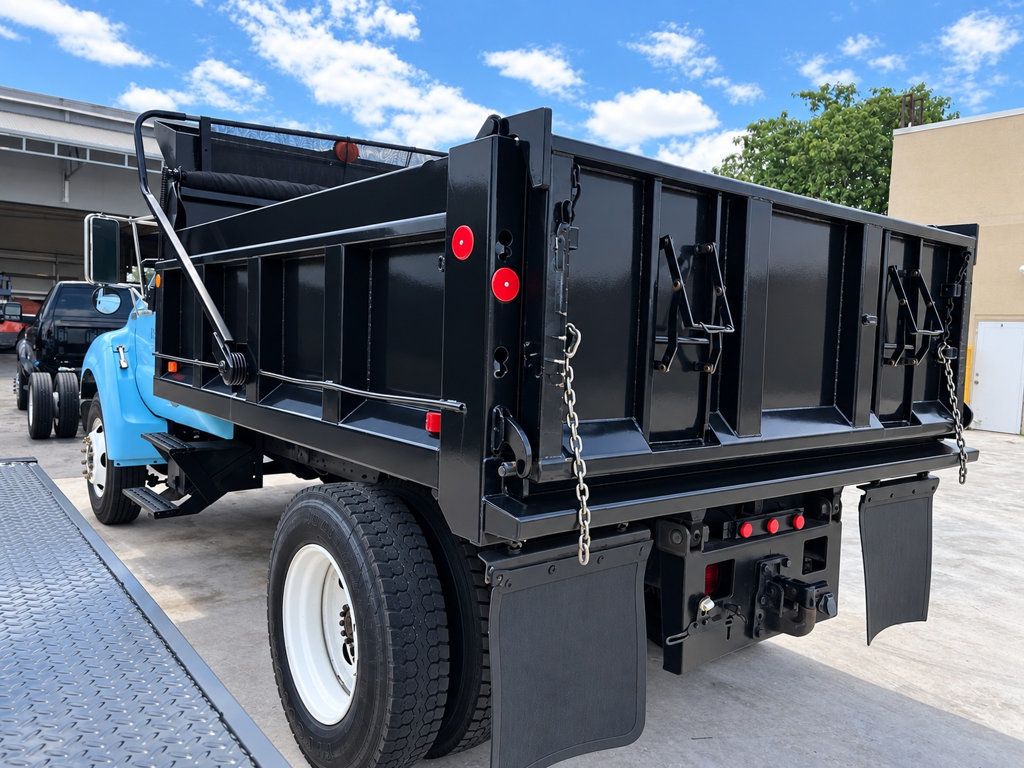 2000 Ford F650 w/ 10ft Dump Truck Non CDL Steel Mason Dump Body - 23079262 - 3