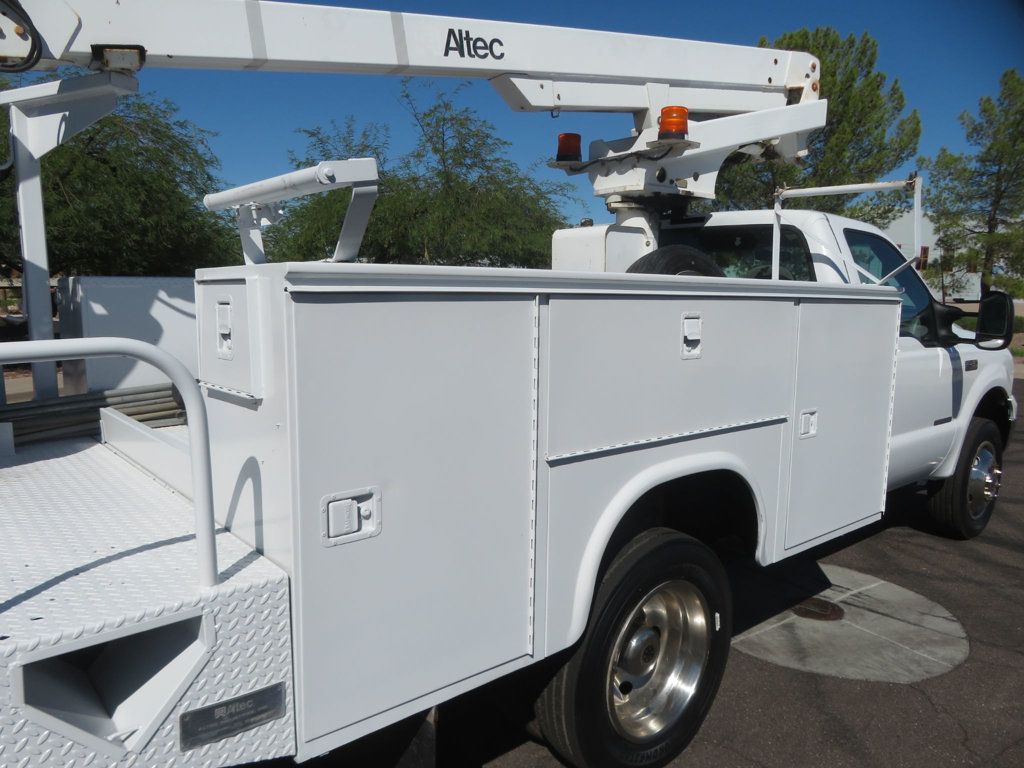 2000 Ford Super Duty F-450 7.3 POWERSTROKE KNAPHIEDE BED ALTEC BOOM WINCH  - 23090696 - 9