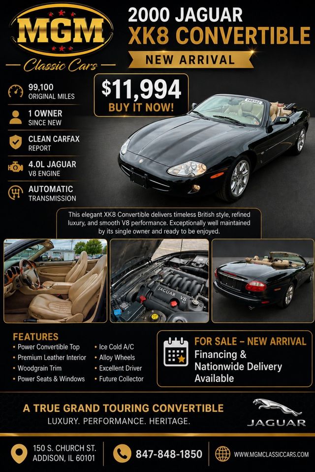 2000 Jaguar XK8 2dr Convertible - 23032032 - 0