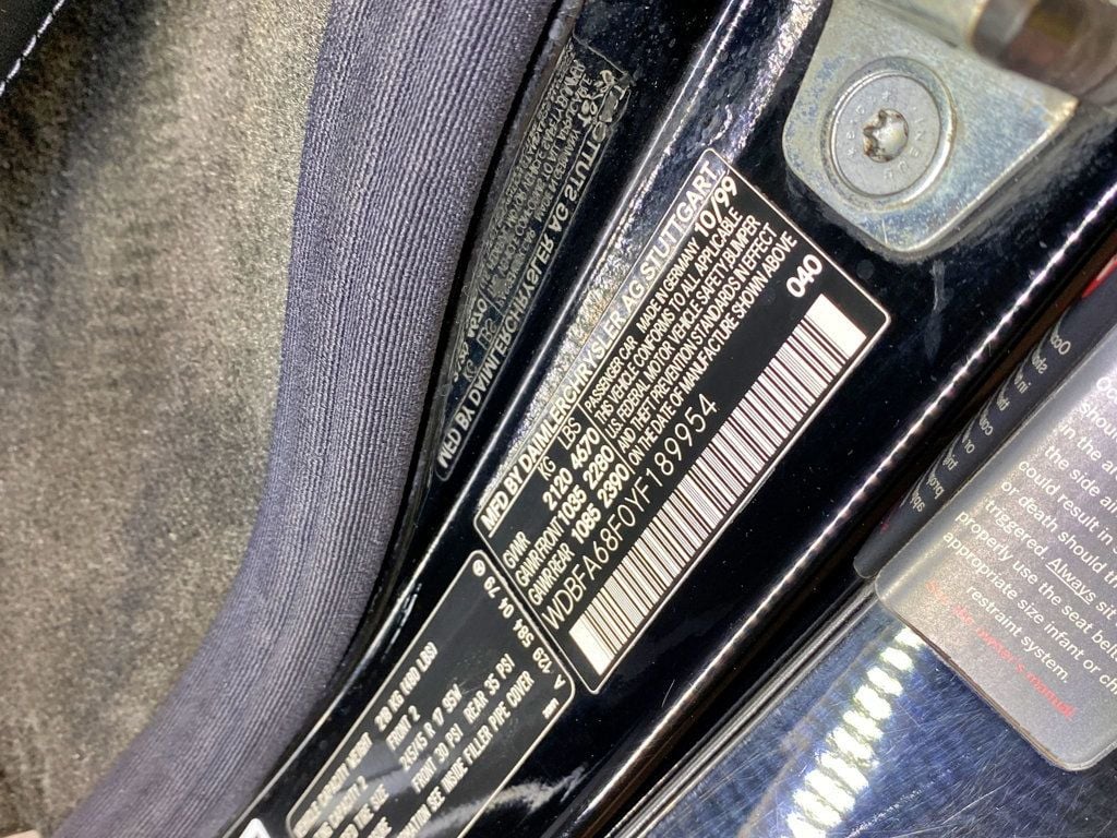 2000 Mercedes-Benz SL-Class SL500 2dr Roadster 5.0L - 23005528 - 54