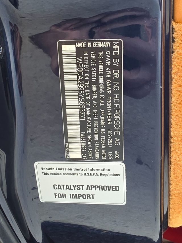 2000 Porsche 911 C4 CARRERA CAB  - 19704575 - 75