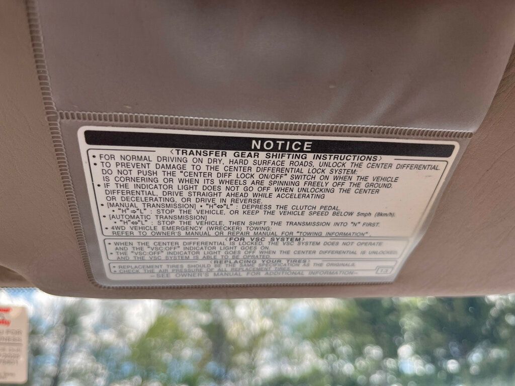 2000 Toyota Land Cruiser AS TRADED SPECIAL - 23025492 - 85