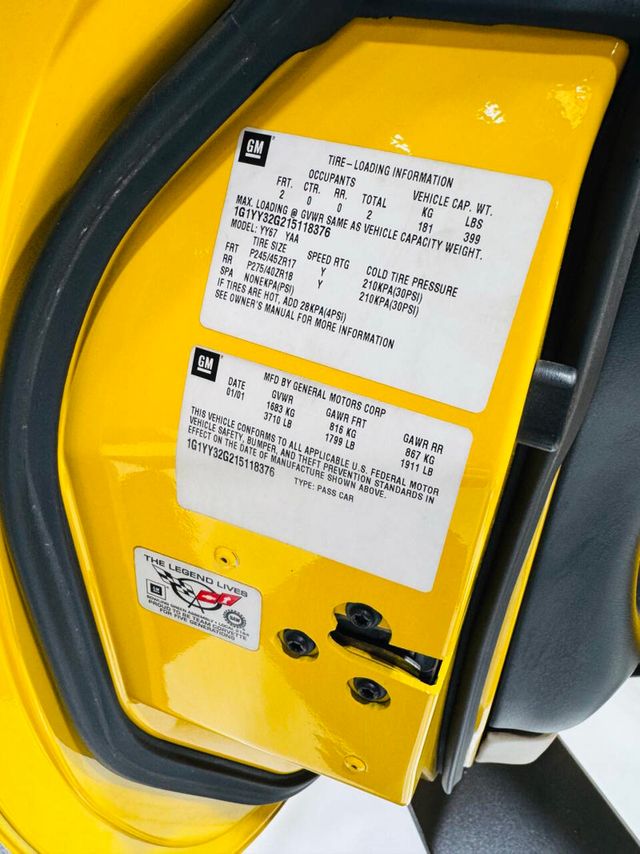 2001 Chevrolet Corvette 2dr Convertible - 22941967 - 82