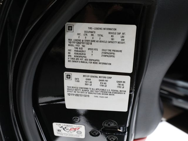 2001 Chevrolet Corvette 2dr Z06 Hardtop - 23023411 - 59
