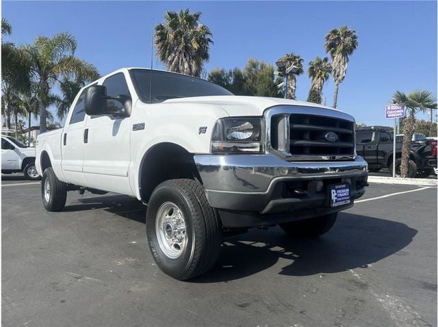 2001 Ford F350 Super Duty Crew Cab LARIAT 4X4 5SPEED MANUAL TRANS 6.8L GAS CLEAN - 22461294 - 2