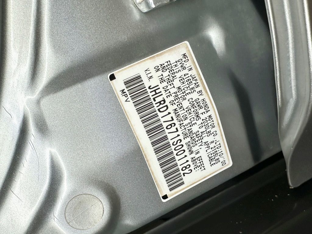 2001 Honda CR-V 4WD EX Manual - 23060450 - 39