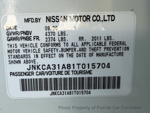 2001 INFINITI I30 Sedan Touring - 22962139 - 84