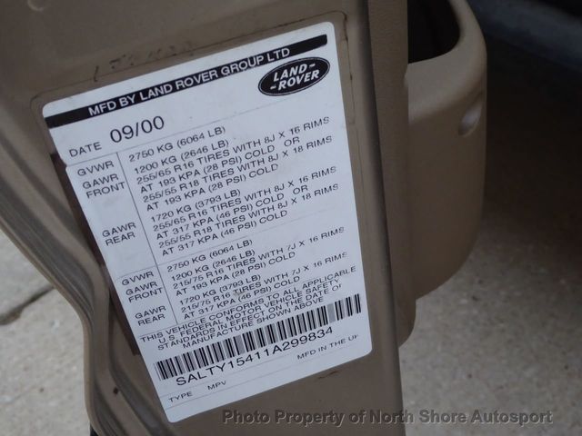 2001 Land Rover Discovery Series II DISCO - 19380449 - 52