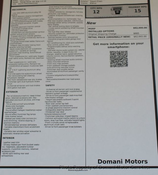 2001 Land Rover Range Rover RARE RANGE ROVER CLASSIC 4WD IN WONDERFUL CONDITION  - 21421674 - 8