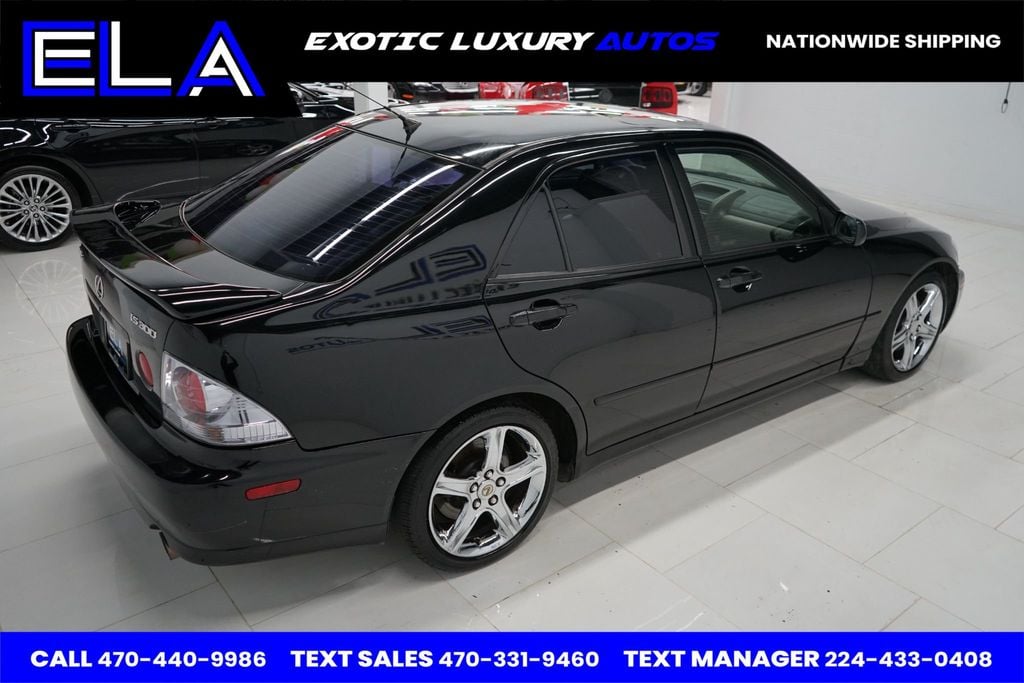 2001 Lexus IS 300 CALIFORNIA CAR! CHROME WHEELS FACTORY! BLACK ON BLACK HRD 2 FIND - 22682853 - 10