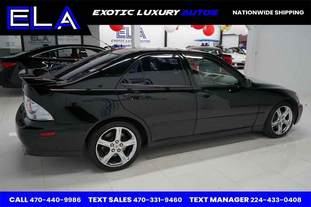 2001 Lexus IS 300 CALIFORNIA CAR! CHROME WHEELS FACTORY! BLACK ON BLACK HRD 2 FIND - 22682853 - 11