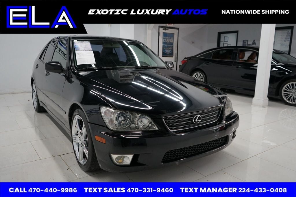 2001 Lexus IS 300 CALIFORNIA CAR! CHROME WHEELS FACTORY! BLACK ON BLACK HRD 2 FIND - 22682853 - 13