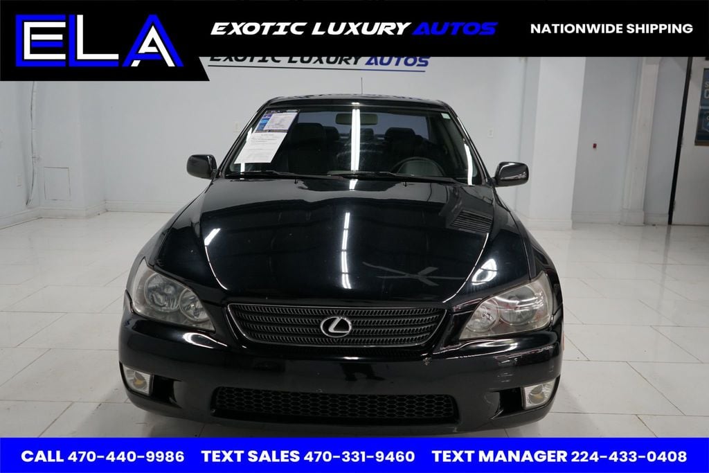 2001 Lexus IS 300 CALIFORNIA CAR! CHROME WHEELS FACTORY! BLACK ON BLACK HRD 2 FIND - 22682853 - 14