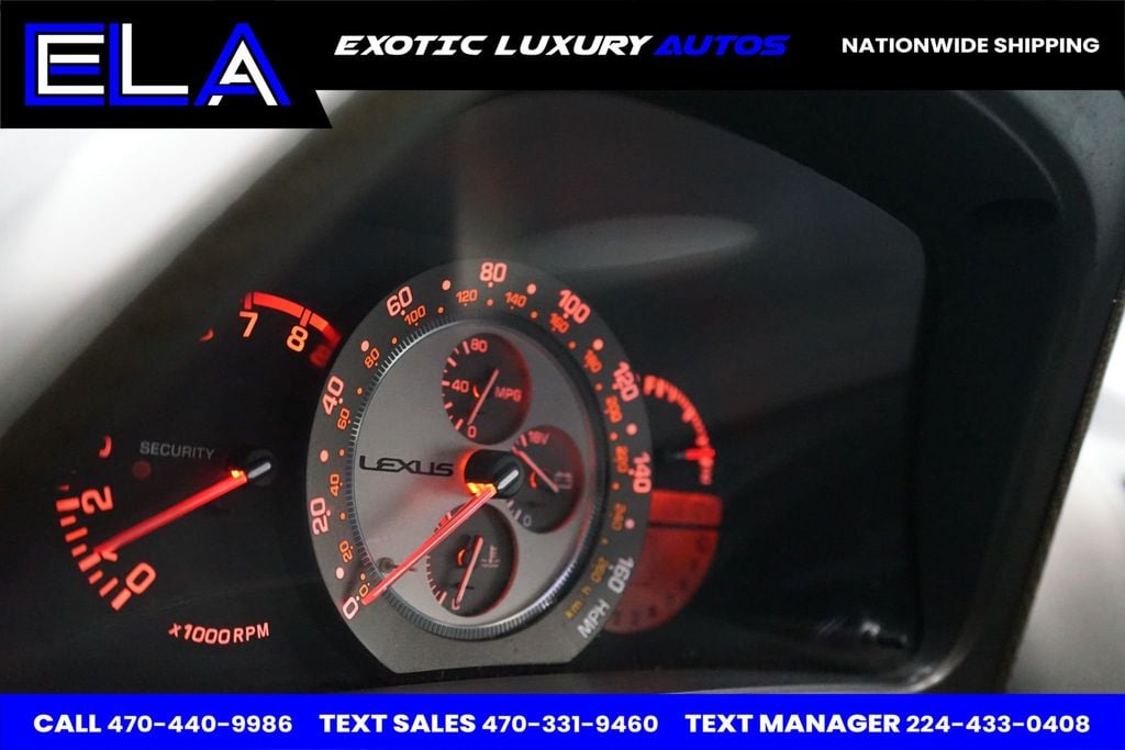 2001 Lexus IS 300 CALIFORNIA CAR! CHROME WHEELS FACTORY! BLACK ON BLACK HRD 2 FIND - 22682853 - 31