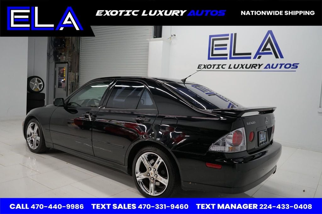 2001 Lexus IS 300 CALIFORNIA CAR! CHROME WHEELS FACTORY! BLACK ON BLACK HRD 2 FIND - 22682853 - 4