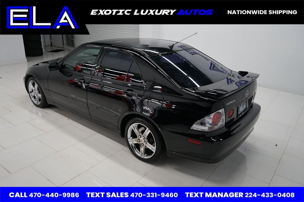 2001 Lexus IS 300 CALIFORNIA CAR! CHROME WHEELS FACTORY! BLACK ON BLACK HRD 2 FIND - 22682853 - 5