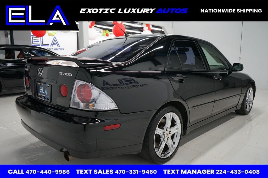 2001 Lexus IS 300 CALIFORNIA CAR! CHROME WHEELS FACTORY! BLACK ON BLACK HRD 2 FIND - 22682853 - 8