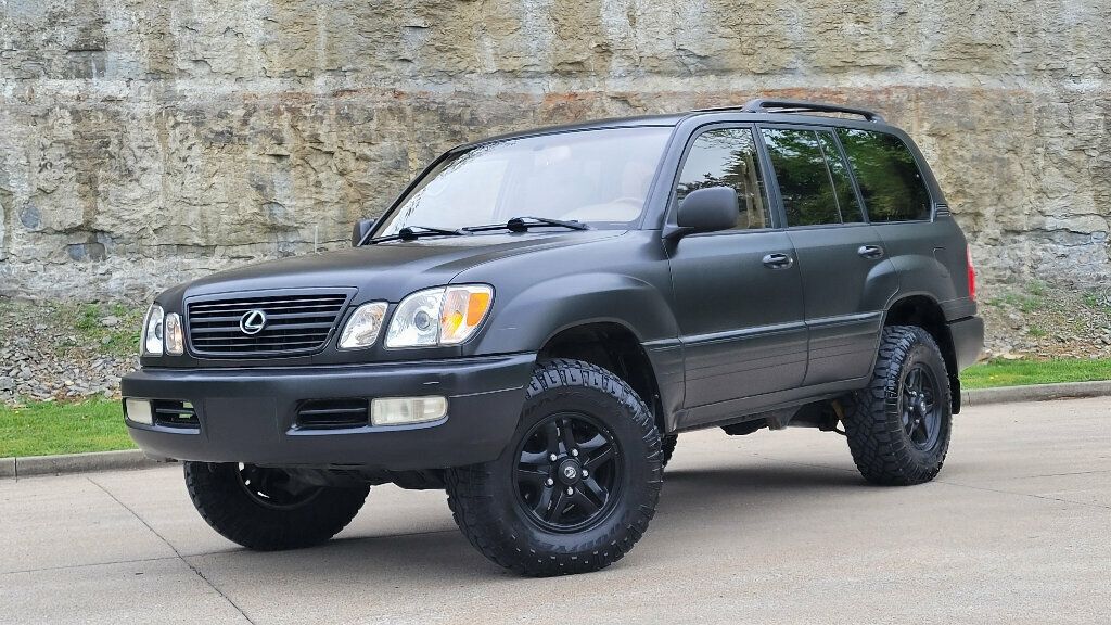 2001 Lexus LX 470 Magno Black Wrap, Old Man Emu 3" Lift, Well Maintained - 22408846 - 0