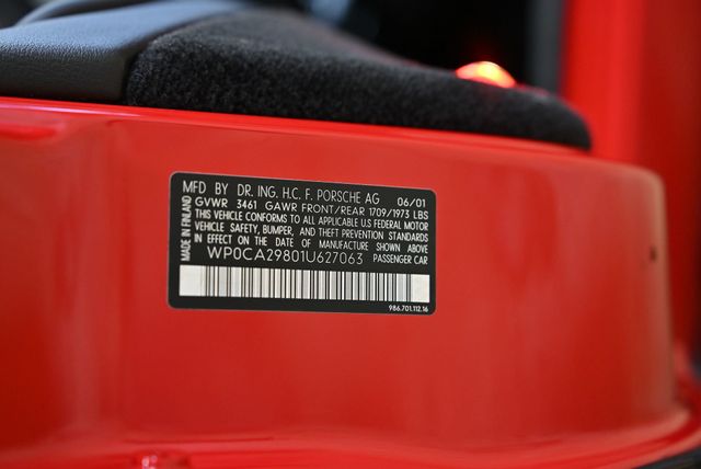 2001 Porsche Boxster 2dr Roadster 5-Speed Manual - 22959780 - 48