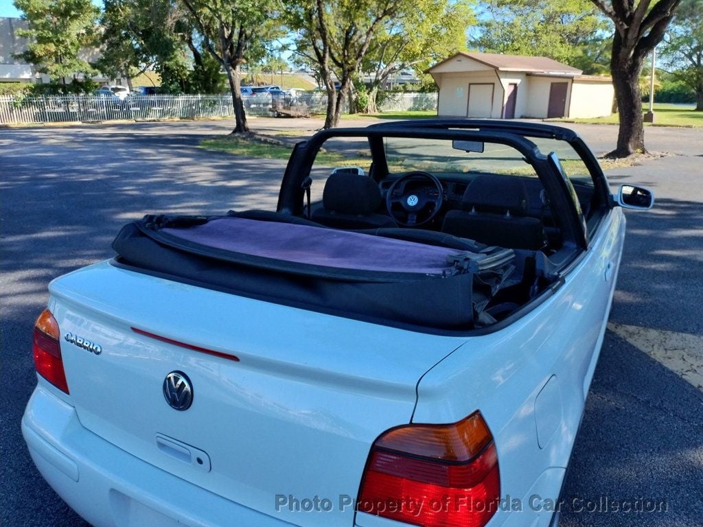 2001 Volkswagen Cabrio GL 2dr Convertible Manual - 22659076 - 19