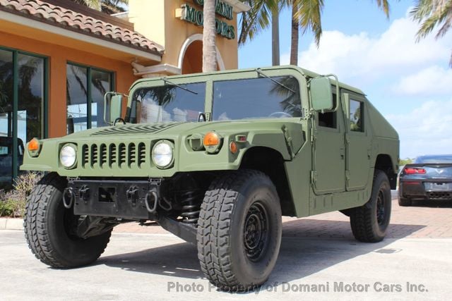 2002 AM General HUMVEE REAL FACTORY MILITARY AM GENERAL 4 DOOR SLANT BACK - 21703378 - 2