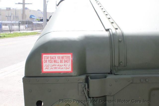 2002 AM General HUMVEE REAL FACTORY MILITARY AM GENERAL 4 DOOR SLANT BACK - 21703378 - 33