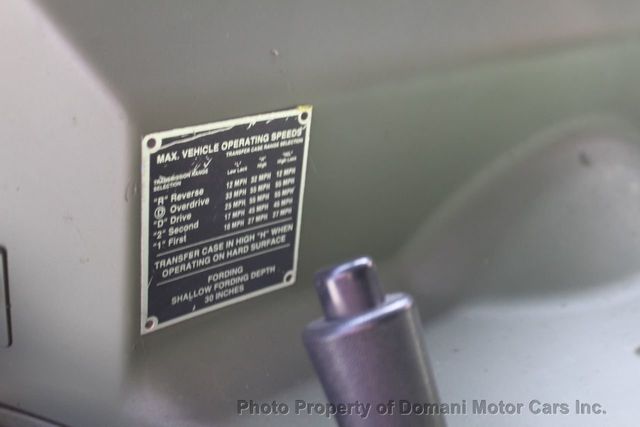 2002 AM General HUMVEE REAL FACTORY MILITARY AM GENERAL 4 DOOR SLANT BACK - 21703378 - 41